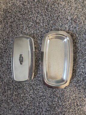 Historic Silver Plated Butter Dish from B. Alton & Co.
